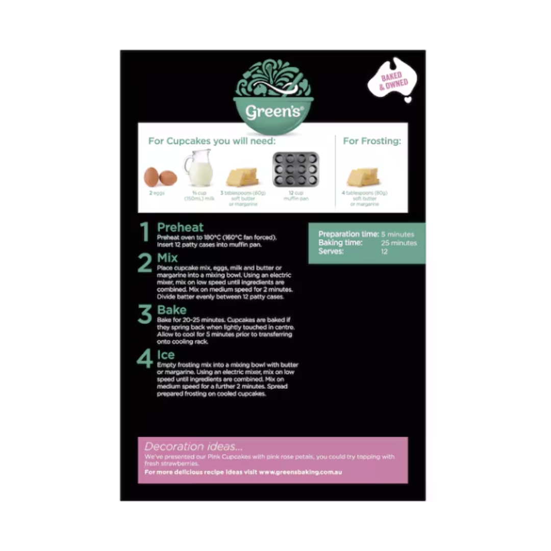 Temptations Pink Cupcake - Green's 2