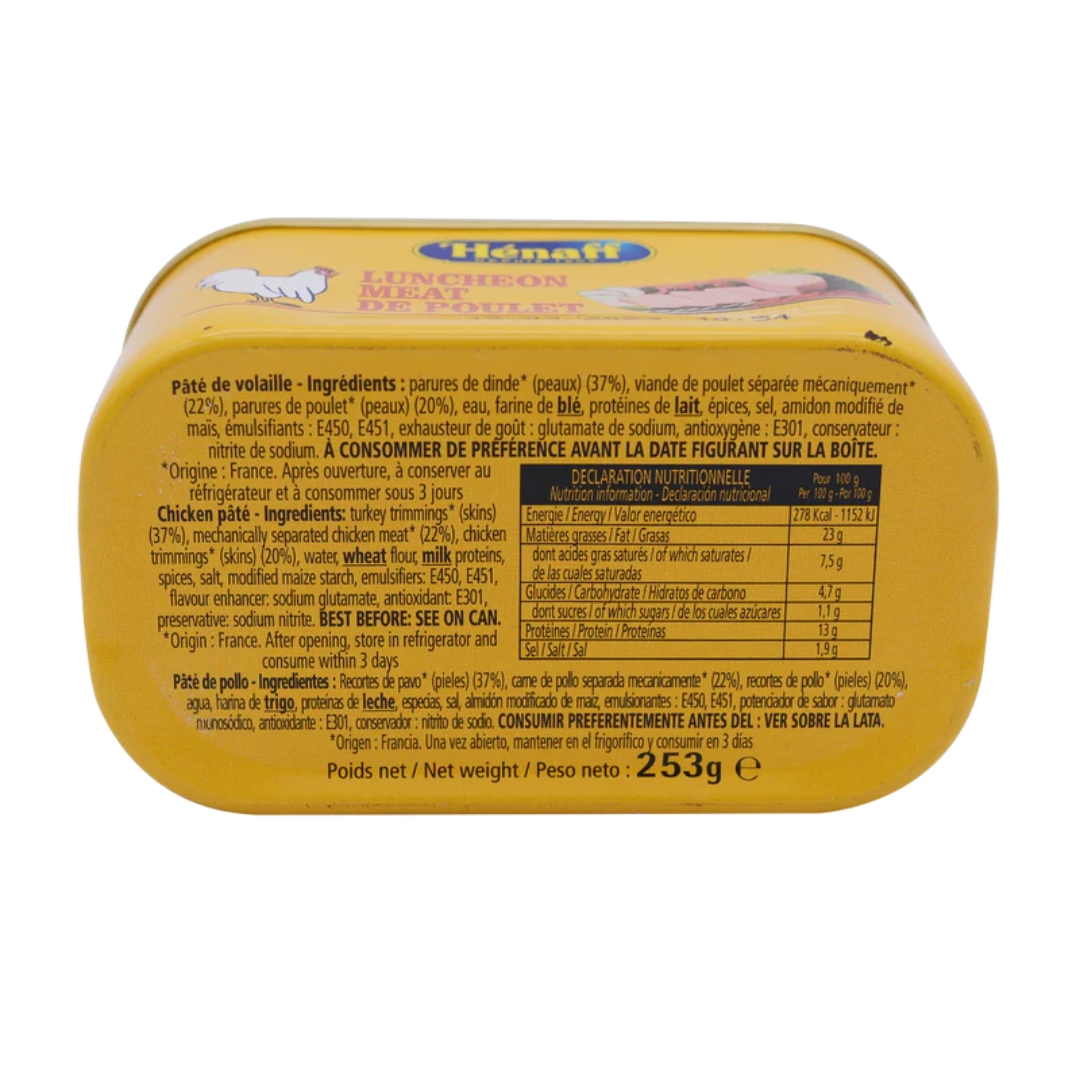 Henaff Chicken Luncheon Meat  2