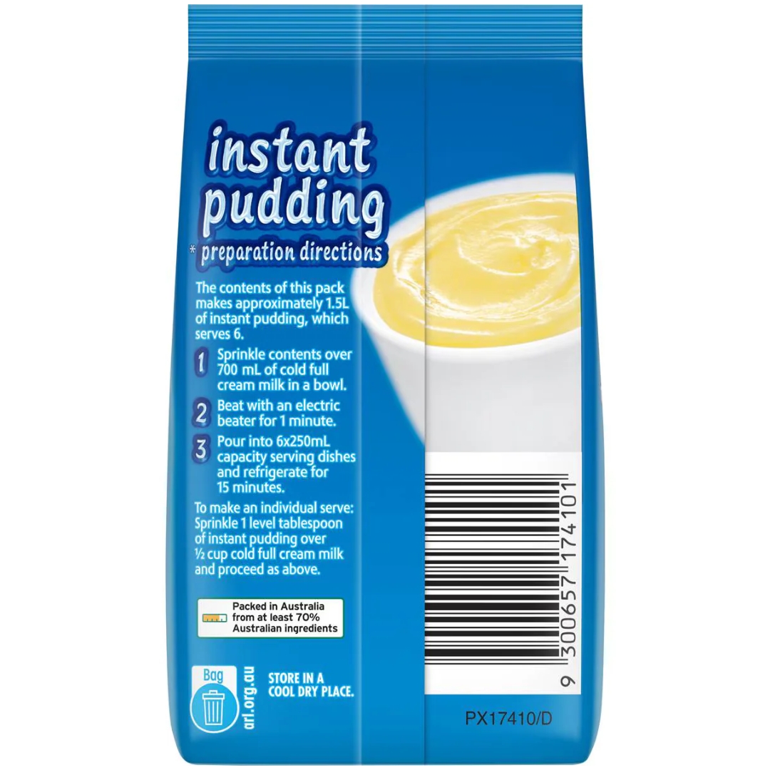 Instant Pudding Vanilla Flavor Dessert 2
