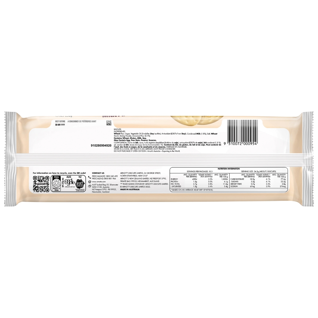 Milk Arrowroot Plain Biscuits 2