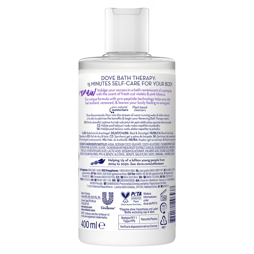 Renew Bath & Shower Gel Wild Violet & Pink Hibuscus Scent 2