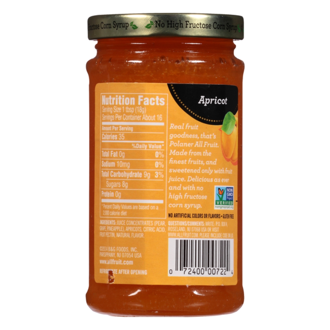 Spreadable Fruit Apricot - Polaner 2