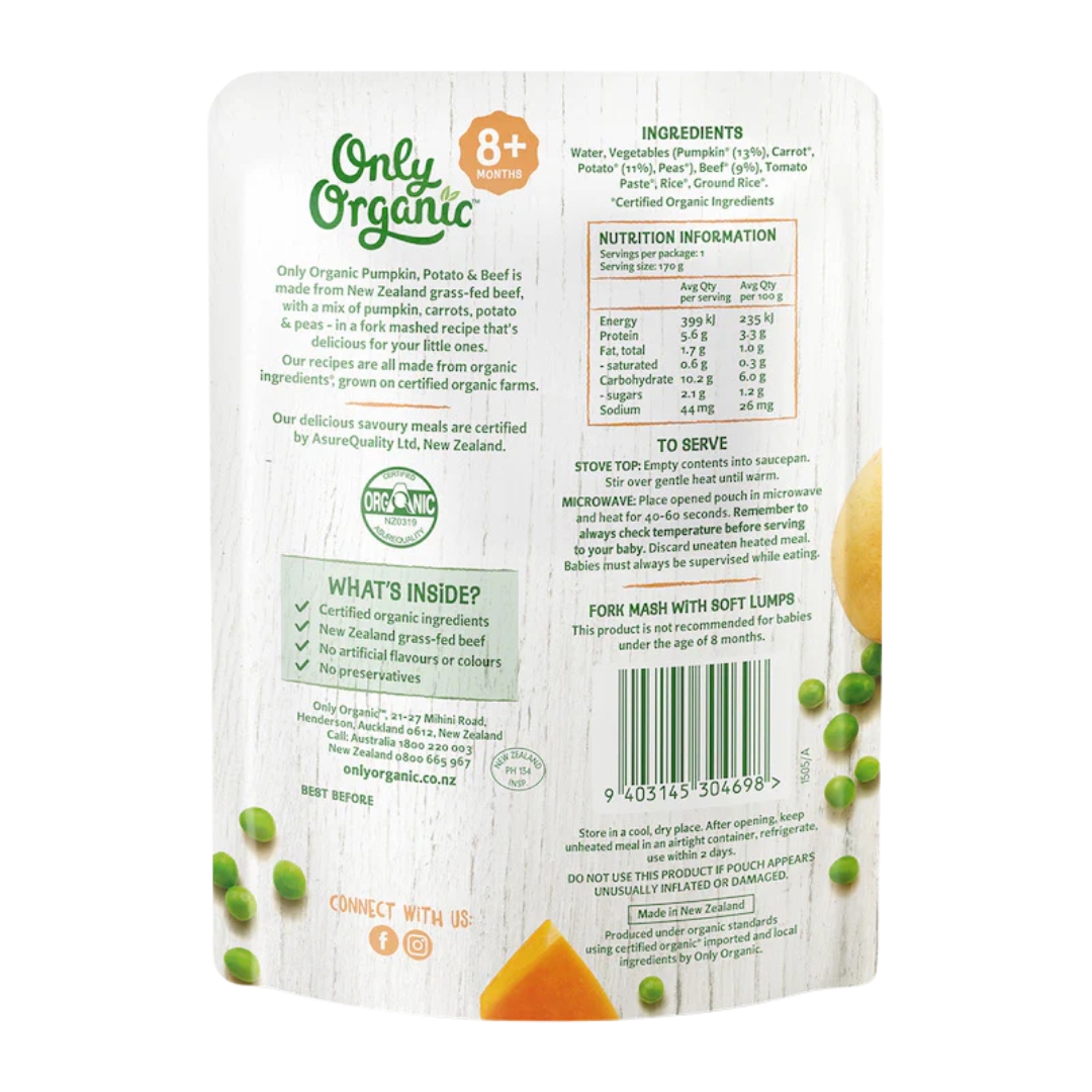 Pear, Golden Kiwifruit & Oats with Probiotics for 8 Months Plus 2