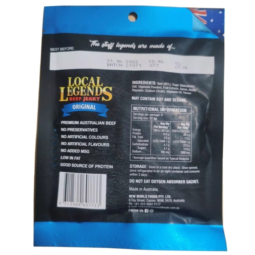 Beef Jerky Original - Local Legends 2