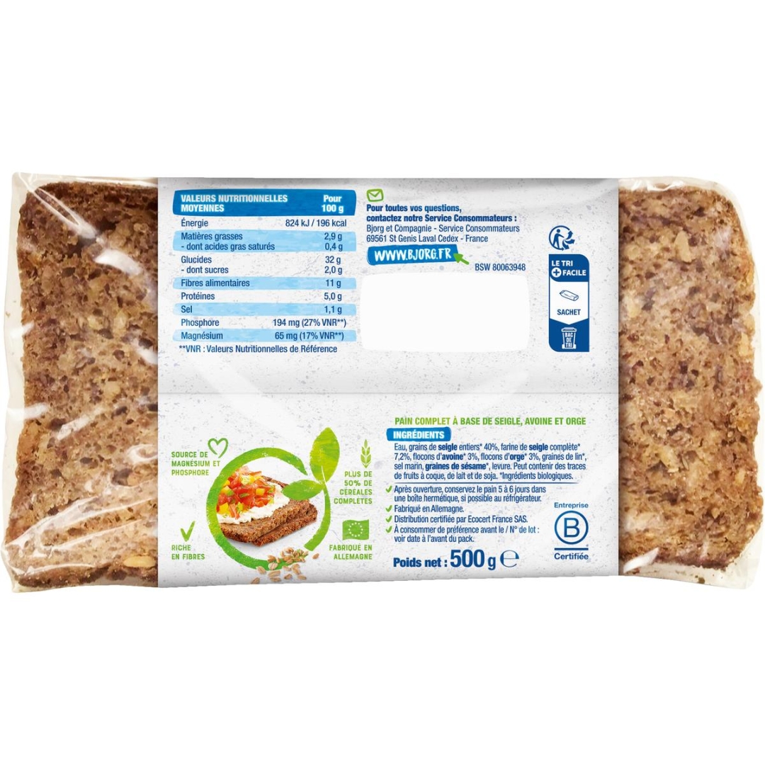 Wholemeal Bread 3 Cereals 2
