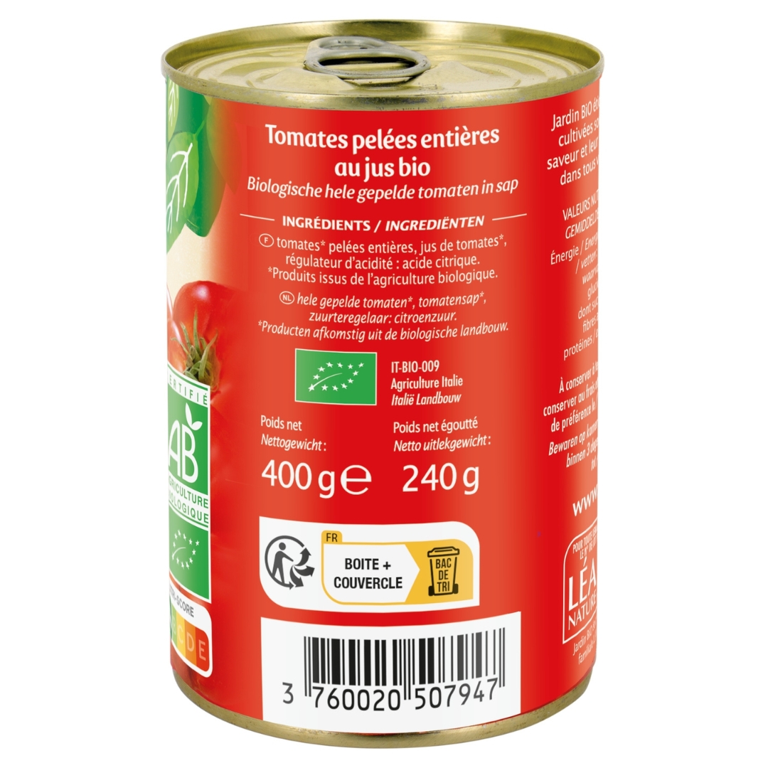 Organic Whole Peeled Tomatoes 3