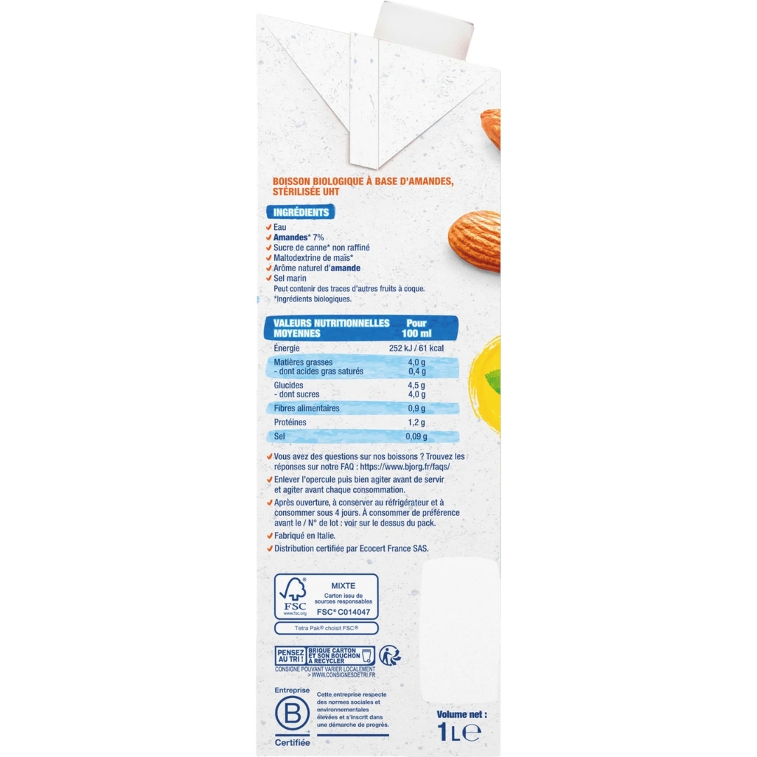Organic Intense Almond Milk 2