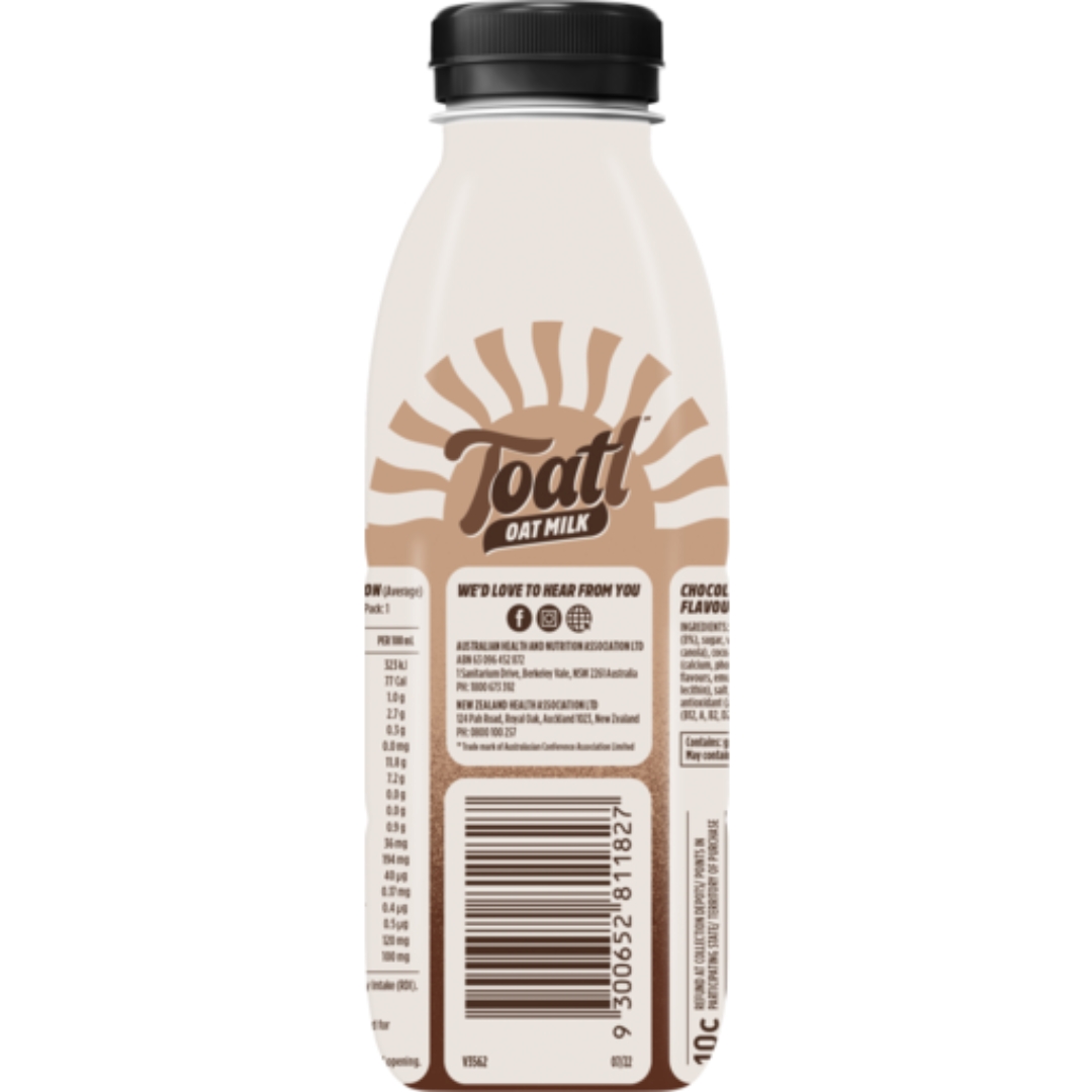 Oat Milk Smooth & Creamy Chocolate Flavor - Toatl 3