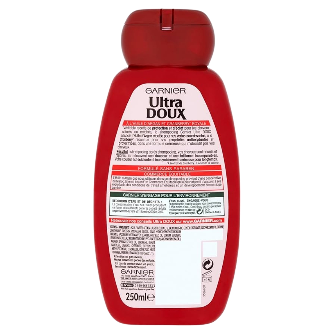 Ultra Doux Shampooing Color Care Argan Oil & Cranberry 2