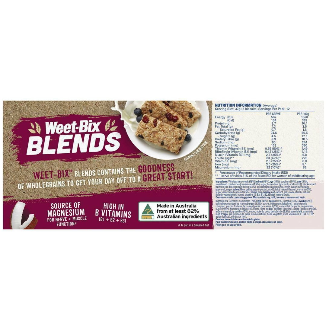 Weet-Bix Cranberry & Coconut 2