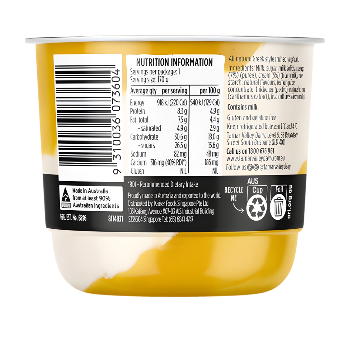 Mango & Cream Greek Yogurt 2