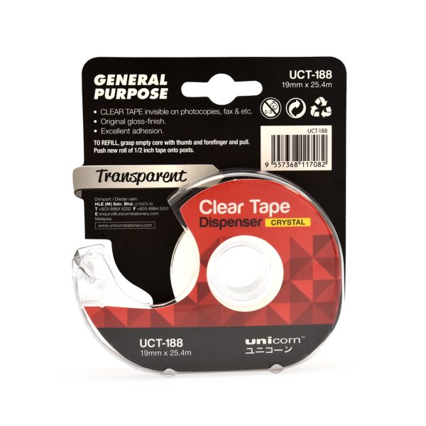Clear Tape Dispenser - Unicorn 2
