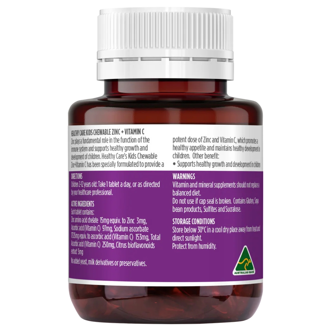 Kids Chewable ZinC + Vitamin C 2