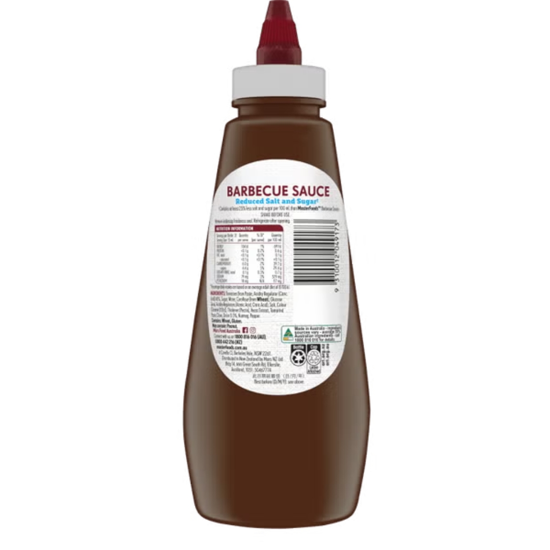 Barbecue Sauce Reduced Salt & Sugar 2