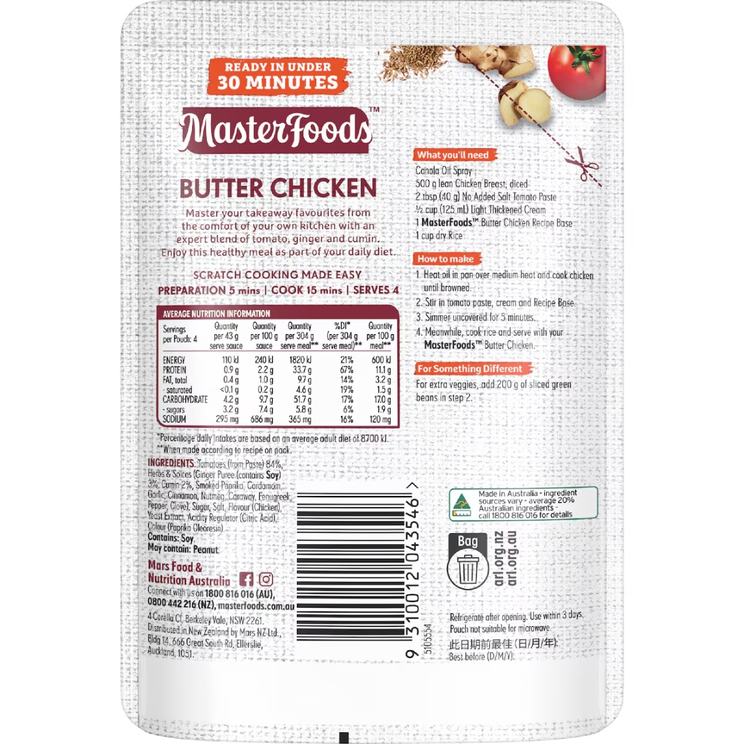 Butter Chicken Base Recipe 2