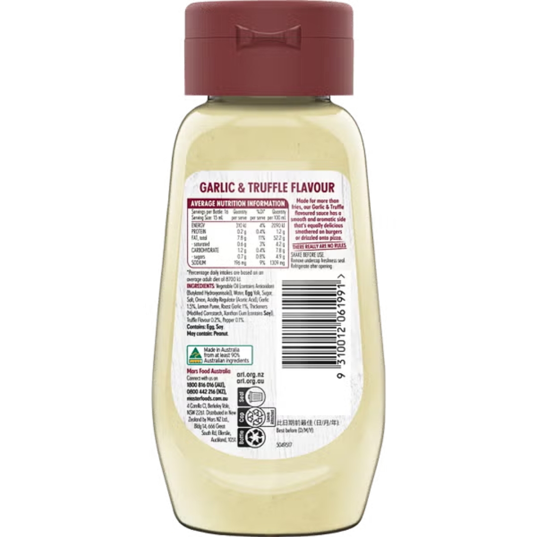 Garlic and Truffle Flavored Sauce 2