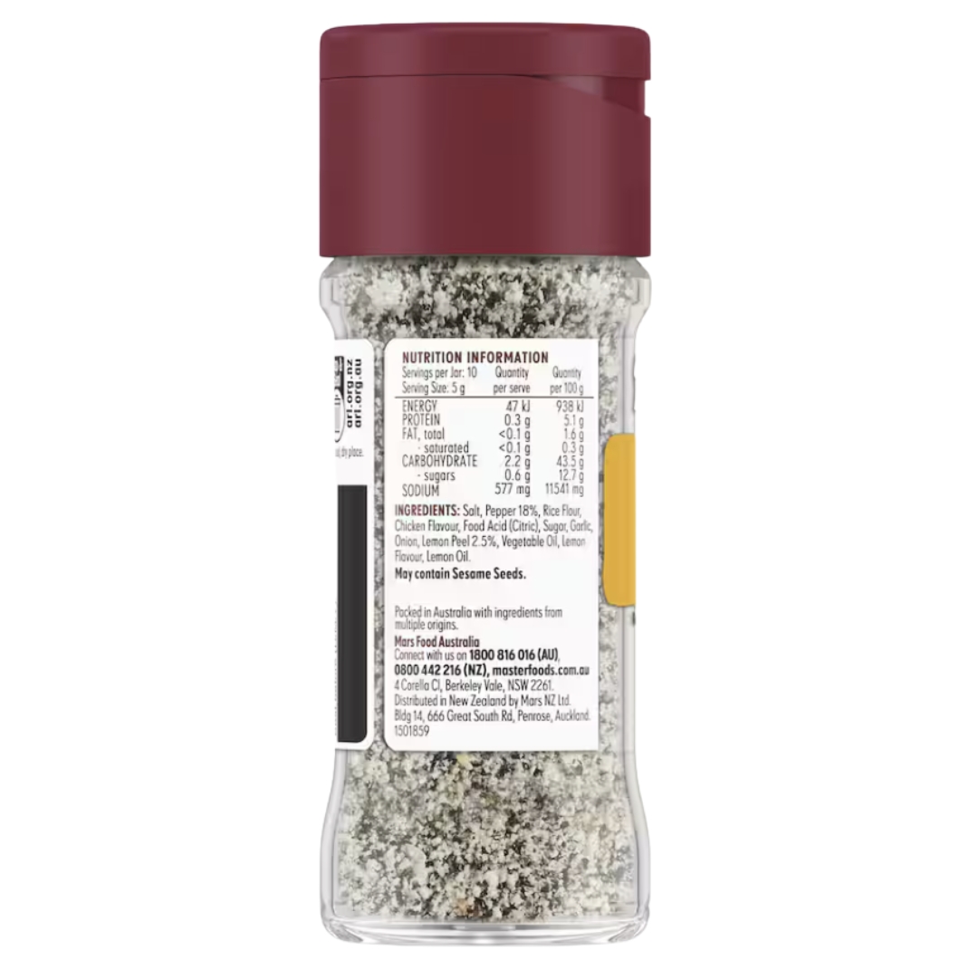 Lemon Pepper Spice Blend - Masterfoods 3