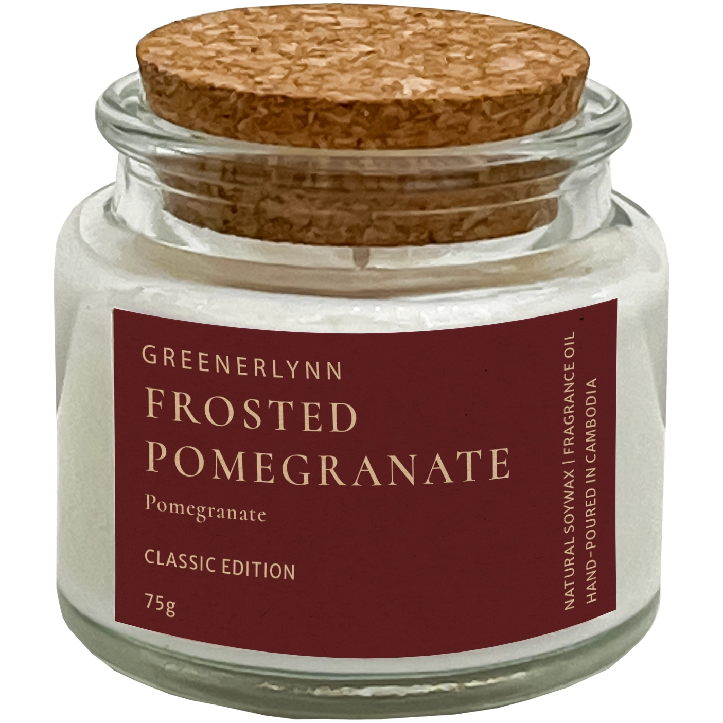 Frosted Pomegranate Candle - Classic Edition 3