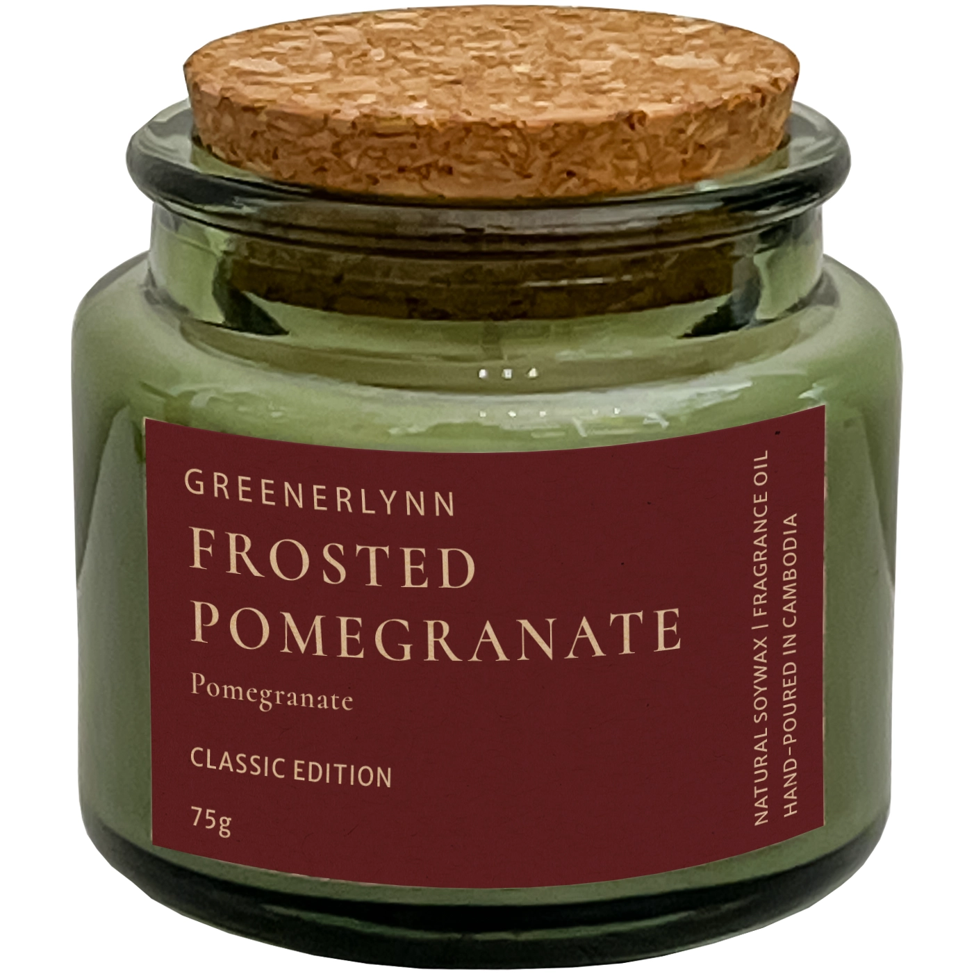Frosted Pomegranate Candle - Classic Edition 2