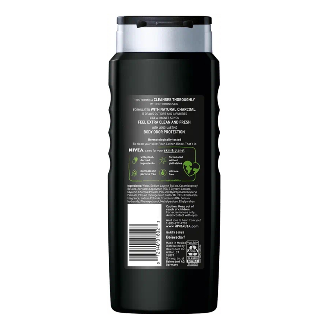 Active Clean Body Wash with Natural Charcoal 2
