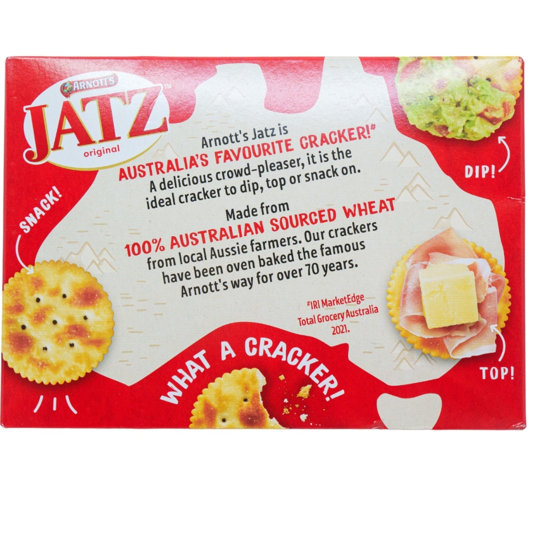 Jatz Original Cracker - Arnott's 2