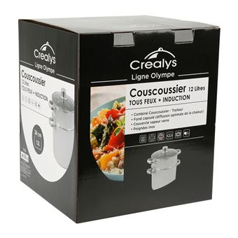 Stainless Steel Couscous Pot - Crealys 2