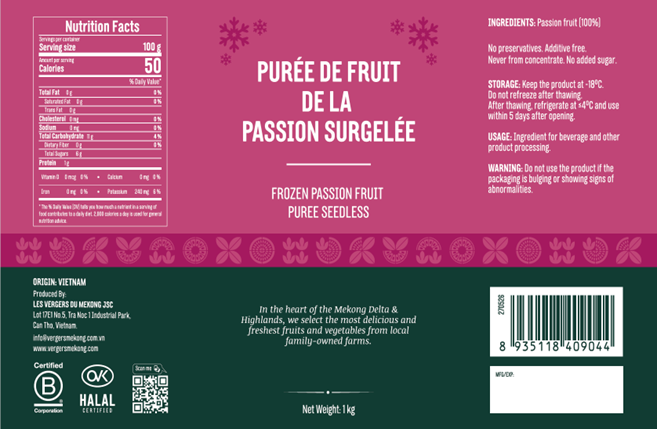 Seedless Passion Fruit Puree 2