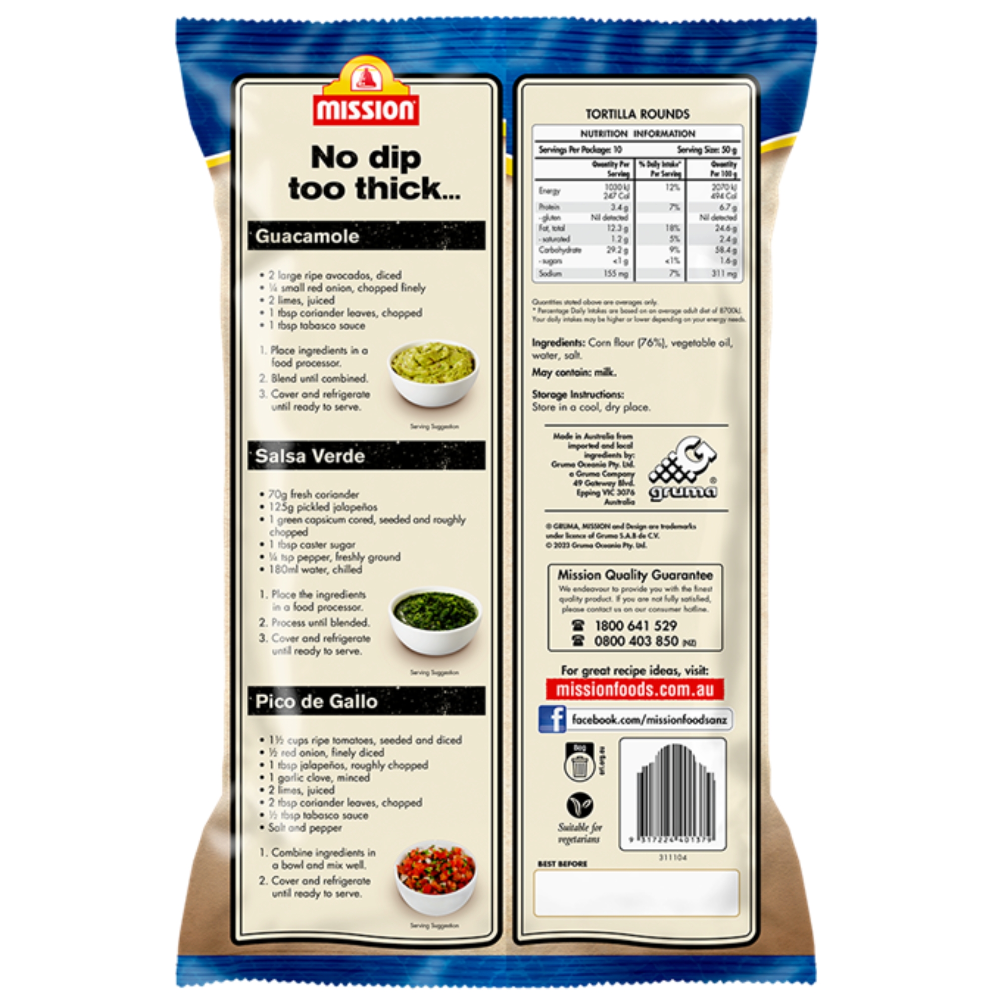 Gluten Free Deli Style Tortilla Rounds 2